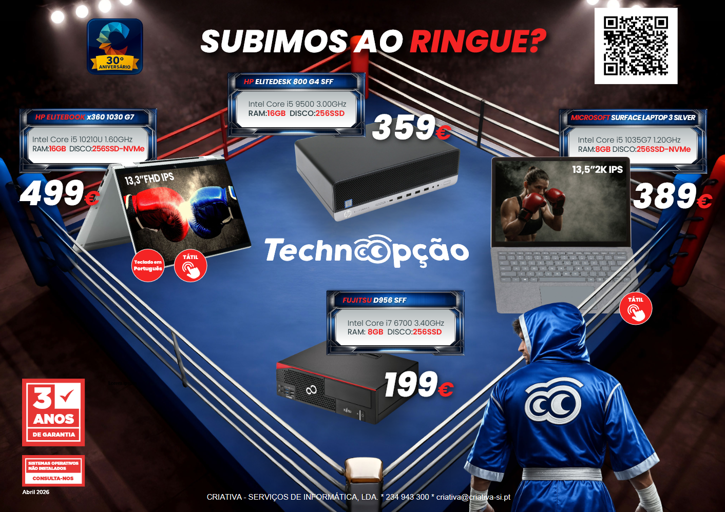 Conheça o folheto de Abril